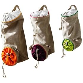 Mastrad Storage Bags - Garlic, Onion, Potatoe, Set of 3