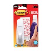 3M Command 17003 Large Hook with Adhesive Strips