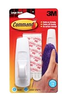 3M Command 17003 Large Hook with Adhesive Strips
