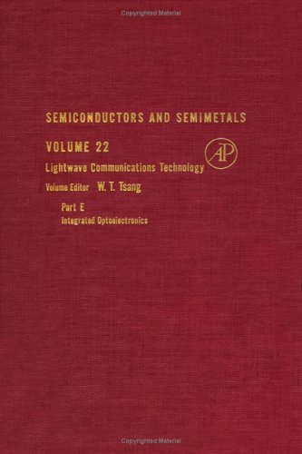 Semiconductors and Semimetals. Volume 22, Lightwave Communications Technology, Part E, Integrated Optelectronics under Electric Conductivity in The Books Store