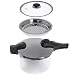 Chef's Design 9 quart stainless steel pressure coooker.