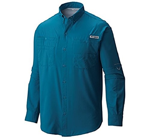 Columbia Sportswear Men's Tamiami II Long Sleeve Shirt, Deep Marine, Large