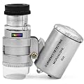 TRIXES Mini 60X Jewellery Loupe Lighted Magnifier Microscope