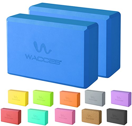 Wacces 2 Pack Yoga Block Set