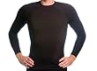 Men's SPF 50+ Black Long Sleeve Rash Guard