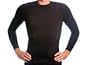 Men's SPF 50+ Black Long Sleeve Rash Guard