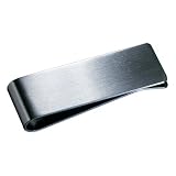 Money Clip Stainless Steel Matt-Silver Finish in gift box