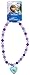 Frozen Beaded Rainbow Necklace w/ Plastic Charm