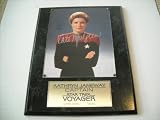 Star Trek Voyager Captain Kathryn Janeway Signed Autographed Plaque by Kate Mulgrew 8x10 Photo