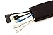Captive Cables - Cable Management Sleeve [4 Pack] - Cord Management System for PC / TV / Home Entertainment