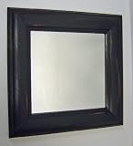 Mirror Distressed Black Frame Country Rustic Primitive