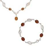 7.5 Amber Bracelet and 17 Baltic Amber Necklace