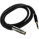 Monoprice 104769 6-Feet Premier Series XLR Female to 1/4-Inch TRS Male 16AWG Cable