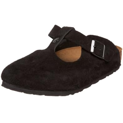Amazon.com: Birkenstock Women's Bern Soft Footbed Clog,Black Suede,36 M EU: Shoes