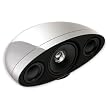 KEF HTC3001 Center Channel Speaker (Single, Silver)