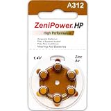 Zenipower Size 312 Zinc Air Hearing Aid Batteries 120 Pack