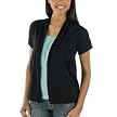 Juniors' Xhilaration Open Cardigan - Ebony