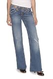 True Religion Flare Leg Jeans ELLA BIG T, Color: Light Blue, Size: 25