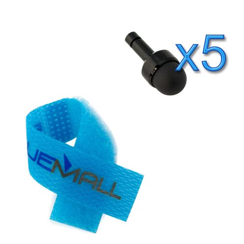 GTMax 5 Pcs Black 3.5mm Cap Stylus for LG Optimus G Pro / LG Spirit / LG Nexus 4 Android Smartphone