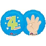 You're 4 Today Blue and Stars 18