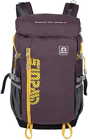 Hiking Outdoor Bags Sports Daypack Large Capacity Men Backpack Mountaineering Climbing Backpacks Lightweight Travel Water Resistant Backpack Brown