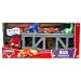 Disney / Pixar CARS Movie 1:55 Die Cast Figure Series 3 The World of Cars 3-Pack Mack Transporter with DJ, Snot Rod & Wingo