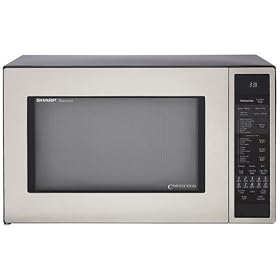 Sharp R-930CS 1-1 2-Cubic-Foot 900-Watt Convection Microwave, Stainless by