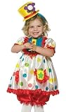 Rasta Imposta Circus Clown Girl Outfit Toddler Halloween Costume 3-4T