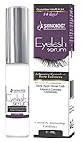 Eyelash Growth Serum 3.5 ml - Thicker, Longer Eyelashes & Eyebrows Enhancer with Myristoyl Pentapeptide-17 & Swiss Apple Stem Cells - No Irritation, D