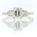1.36ct Emerald Cut Diamond Engagement Anniversary Ring