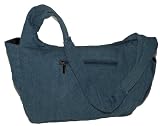 Roma Blue Denim Hobo Handbag
