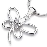 Valentines Day Gifts Beautiful Dragonfly 925 Sterling Silver Pendant Jewelry