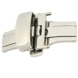 Deployment Buckle Stainless Steel with Push Button 12mm