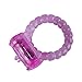 Vktech® Jelly Vibrating Cock Penis Ring Clit Vibrator Adult Sex Toys for Men