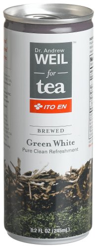Dr. Andrew Weil For Tea, Green White Tea, 8.2-Ounce Can (Pack of 30) by Dr. Andrew Weil For Tea