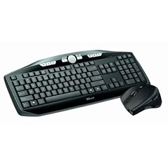 Trust MaxTrack Tastatur und Maus schnurlos schwarz (deutsches Tastaturlayout, QWERTZ)