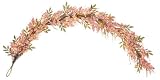 GKI Bethlehem Lighting 50 Clear/White Frost Mini Light Designer Soft Mauve and Cream Berry 6-Foot Garland