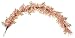 GKI Bethlehem Lighting 50 Clear/White Frost Mini Light Designer Soft Mauve and Cream Berry 6-Foot Garland