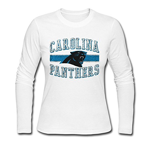 Carolina Panthers Team Honor Tee XXL White For Women 100% Cotton
