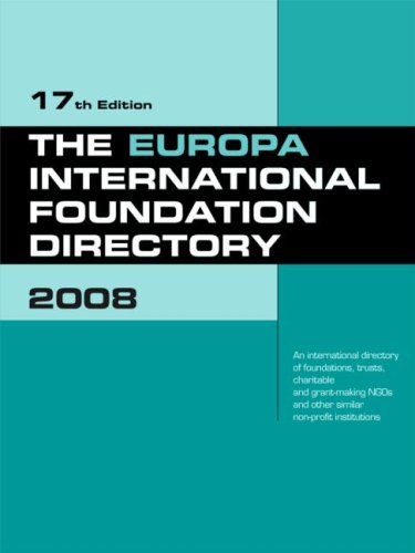 The Europa International Foundation Directory 2008 (Europa International Foundation Directory)