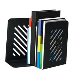 Eldon Premium Tall Bookends, Black (27576)