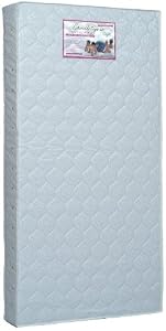 Colgate Visco-Classica Dual Firmness Foam Crib Mattress with Memory Foam, White/beige from Colgate