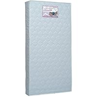Colgate Visco-Classica Dual Firmness Foam Crib Mattress with Memory Foam, White/beige