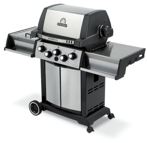 Broil King 987747 Sovereign 90 Natural-Gas BBQ Grill with Side Burner and Rotisserie