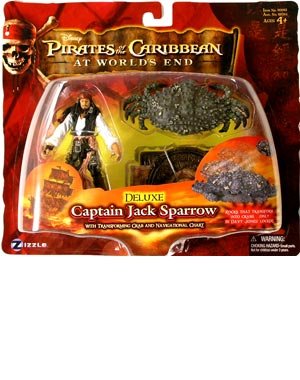 Pirates Of The Carribean 3: Jack Sparrow with Transforming Crab & Navigational Chart