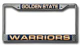Golden State Warriors Laser Chrome Frame