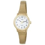 Women Gold Watch, Timex Womens Easy Reader Xtra-Expansion Gold-Tone Stainless Steel Bracelet Watch