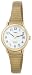 Timex Women's Easy Reader Xtra-Expansion Gold-Tone Stainless Steel Bracelet Watch #T2H501
