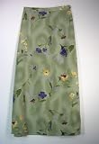 Item-Eyes Long Skirt Water Color Floral Size Small