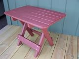 Forever Phat Tommy Polywood Folding Side Table - Merlot